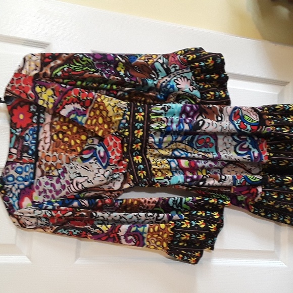 Iconic Betsey Johnson Bambi dress! VNTG V-neck, empire waist, ruffles, tie back - Picture 4 of 16